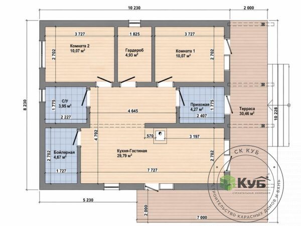 Каркасный дом — «КД — 013»