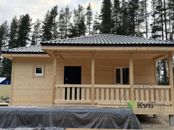 Каркасный дом «КД — 012» для клиента из  г. Медвежьегорск