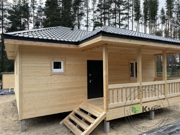 Каркасный дом «КД — 012» для клиента из  г. Медвежьегорск