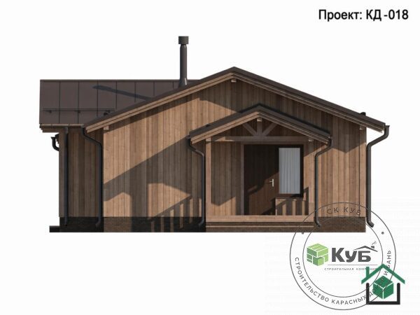 Каркасный дом — «КД — 018»