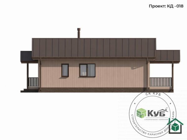 Каркасный дом — «КД — 018»